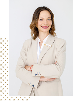 Die Mitarbeiterin Marta des Portals Hills Hotel